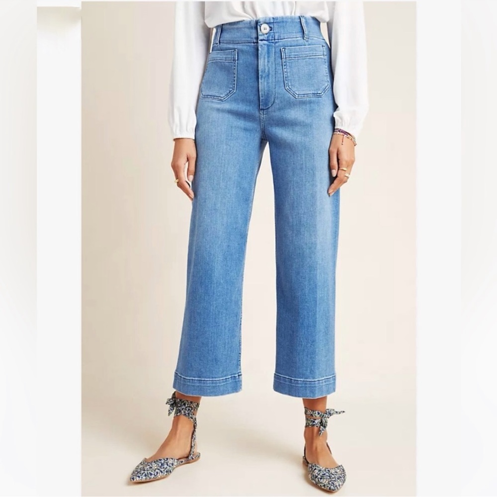 Anthropologie Pilcro and the Letterpress skipper jeans